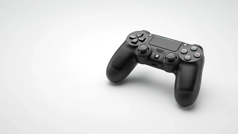 DualShock 4 PS4 džojstik na beloj podlozi