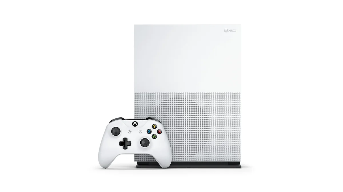 Xbox konzola sa kontrolerom na beloj podlozi
